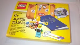 Cute Lego 5004932 Travel Building Suitcase 2017 Promotional Set Quick Look / Overview / Tour