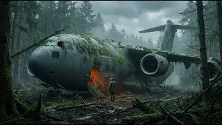 Building a House Inside an Abandoned C-17 Aircraft (ASMR)