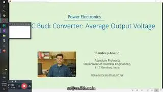 4.2 DC DC Buck Converter Average Output Voltage