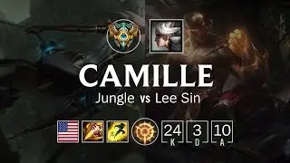 Camille Jungle vs Lee Sin - NA Challenger Patch 8.20