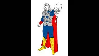 Colour It #thor #thorloveandthunder #kids #learncolors #colouring #coloring
