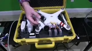 DJI Phantom Waterproof Floating Case Loaded with Gear