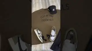 #grwm ! Быстрый воскресный образ!! Ретро Jordan 1 Low OG &ldquo;Medium olive&rdquo; ‼️