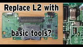 L2 fell off?  Replacing a DSL L2 Inductor with basic tools.