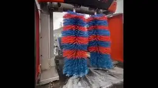 Spazzole autolavaggio SHAKE brushes - Aquarama car wash gantry rollover