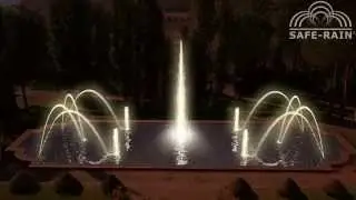 3D Fountain Animation / Animación 3D de una fuente danzante