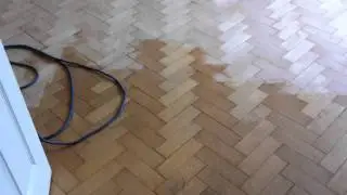Wood Floor Sanding Wirral, Rustic Maple Parquet Blocks Sanded and Sealed in Thingwall