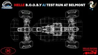 SPACE ENGINEERS AI RACING - HELLE AI BB  - Testing Lidar at CT Belmont optimizing racing lines.