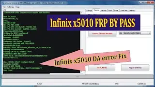 Infinix x5010 frp bypass cm2 | fix DA File error | Download Fail Problem Solution