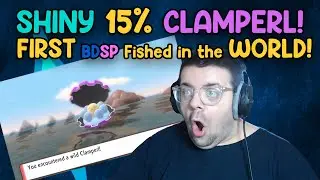 FIRST LIVE ON YOUTUBE! | Shiny 15% Clamperl via FISHING in BDSP - 4,754 Encounters | Phase 2
