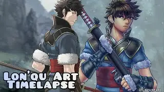 Lon'qu Fire Emblem Art Timelapse