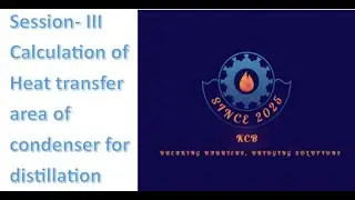 Calculation of Heat transfer area of condenser for Solvent recovery