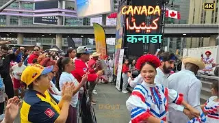 Latin Fall Fiesta at Yonge Dundas Square in Toronto, Canada (Urdu/ Hindi vlog)
