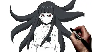 How To Draw Himawari Bijuu / Jinchuriki | Step By Step | Boruto