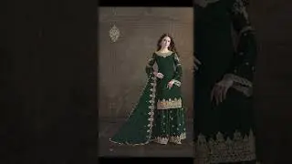 Indian Pakistani Dresses for Women Palazzo Style Embroidered Salwar Kameez Suit#amazon #desingdress