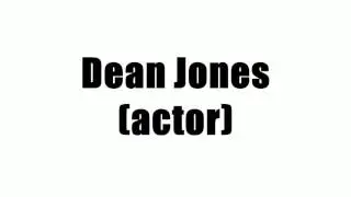 Dean Jones (actor)