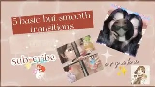 BASIC BUT SMOOTH TRANSITIONS || ALIGHTMOTION 🤎