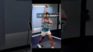 Why People Think Resistance Bands CAN'T BUILD MUSCLE 🤔 🙄 #resistancebands #strengthtraining