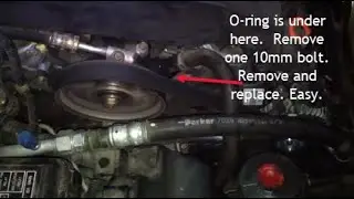 Raw Video: 2005 Honda Pilot Noisy Steering Pump. The Noise OMG!