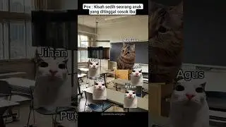 Kisah sedih anak rajin yang kehilangan sosok ibu 🥀 #meme #kucing #sedih #sad #fypシ #viral