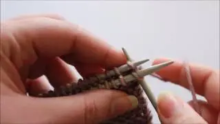 Three Needle Bind Off Method For Knitting