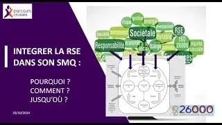 Replay webinaire : Intégrer la RSE dans son SMQ : pourquoi, comment, et jusqu'où ?