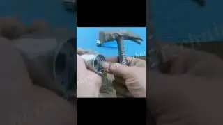 DIY gas burner manufacturing process. #shorts