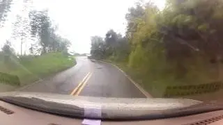 Road to Hana Highway 360 Maui Hawaii -  EBS Emergency Broadcast System Tsunami Warning