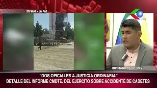 Freddy Vel&aacute;squez, informo sobre el detalle de informe del Comandante del Ej&eacute;rcito, el Gral. Z&uacute;&ntilde;i