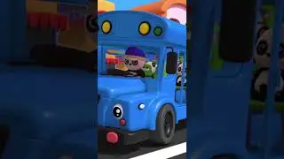 Wheels On The Bus #shorts #nurseryrhymes #trending #cartoon #viral #kidsmusic
