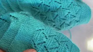 How to knit unisex baby set - step by step hand made tutorial