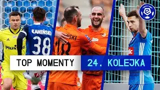 TOP MOMENTY 24. kolejki | Ekstraklasa | 2020/21 [Komentarz]