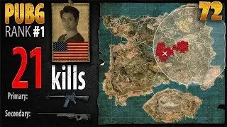 PUBG Rank 1 - Anthony 21 kills SOLO - PLAYERUNKNOWN'S BATTLEGROUNDS #72