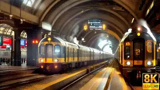 Locomotive Train Animation from New York City 8k #viralvideo #train #locomotive #newyork #song