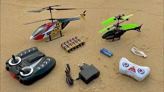 Best RadioControl RC Flying Helicopter with RC A380 Aircraft and 3D Light RC Car Unboxing & Review 🚗