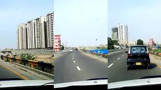 Explore Lyari Expressway in 2 minutes - timelapse video: from Mauripur to Sohrab Goth