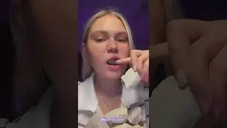 Уральская глина 🩷 #asmr #mukbang #crunch #асмр #хруст #eating #clay #chalk #fakeeating #мел