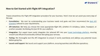 Real-Time Flight API Integrations | Trawex