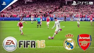 FIFA 16 - Real Madrid vs Arsenal | PS5 Pro Gameplay [4K]