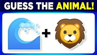 Угадай животное по эмодзи 🐶🐯🦁 | Викторина по эмодзи животных