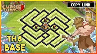 BEST! COC TH8 DEFENSE BASE | TH8 COC BASE 2026 | COC TH8 LAYOUT@ClashOfClans