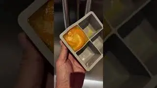 Фокус с апельсиновым цветком. 🍊❄️🌸 #коктейльныйлайфхак