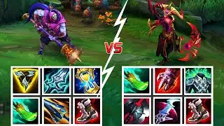 JAX vs KAYN (RHAAST) FULL BUILD FIGHT