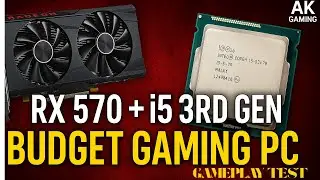 MD RX 570 8gb + Intel i5 3470 Tested in 5 gamees (2025) | 1080p