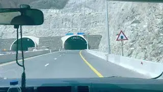Khorfakkan Tunnel/Longest Tunnel in UAE-AL MULTAQA both Day and Night