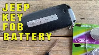 Jeep Key Fob battery change for Compass, Renegade, Liberty and Cherokee / Grand Cherokee
