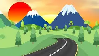 background animasi bergerak pemandangan alam | nature background free download