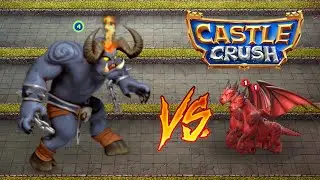 Unchained Demon vs Dragon 🔥castle crush 🛡 best strategy ||