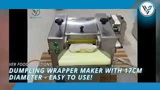 Dumpling Wrapper Maker with 17cm Diameter - Easy to Use!