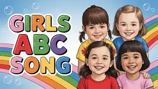 Girls ABC Song | Learn Alphabet with International Names | ABC Song for Kids